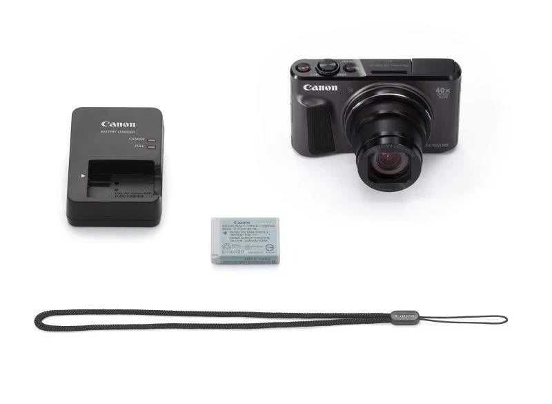 Canon PowerShot SX720 HS 20.3MP 40x Optical Zoom Full HD Digital Camera Black