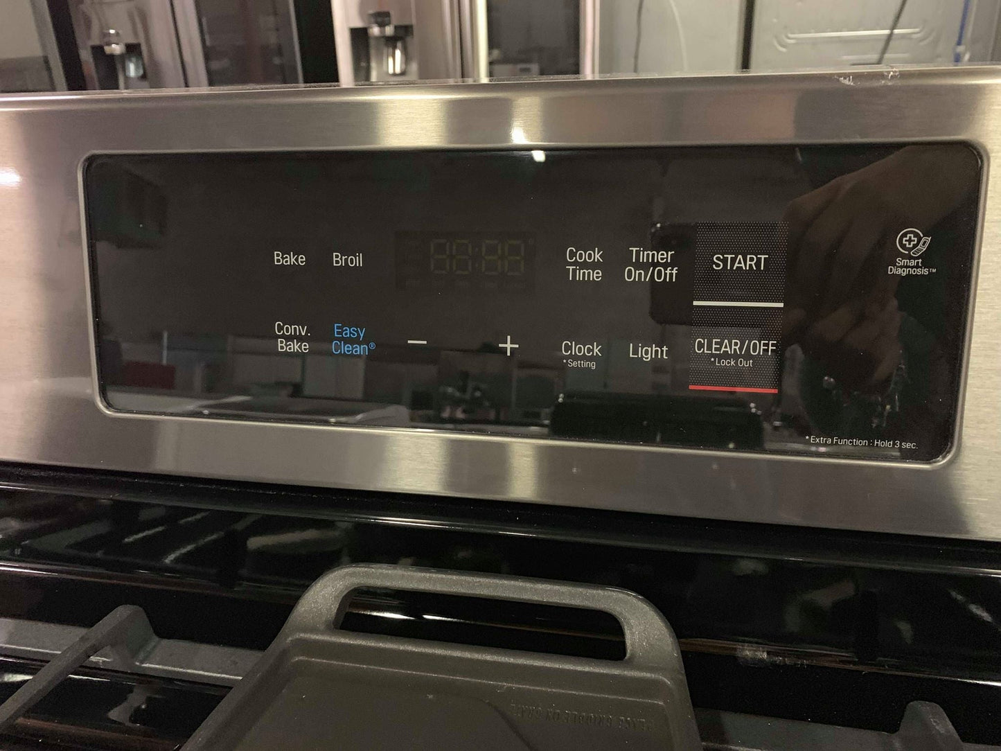LG Black Stainless Gas Stove