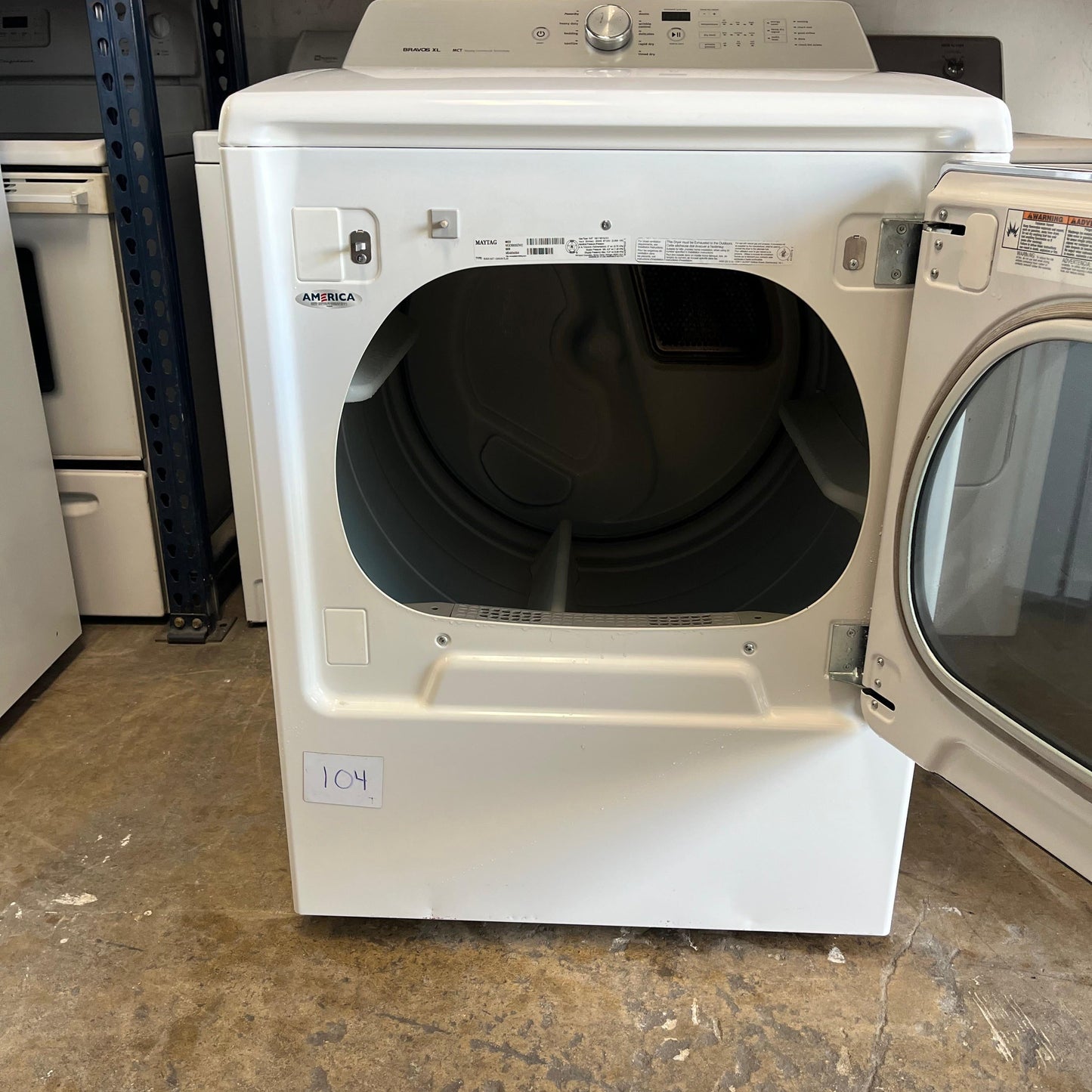 Maytag 8.8 cu. ft. Extra-Large Capacity Gas Dryer with Advanced Moisture Sensing