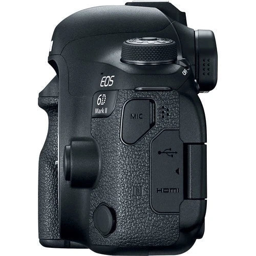 Canon EOS 6D Mark II 26.2MP Full-Frame DSLR Camera Body Only Black