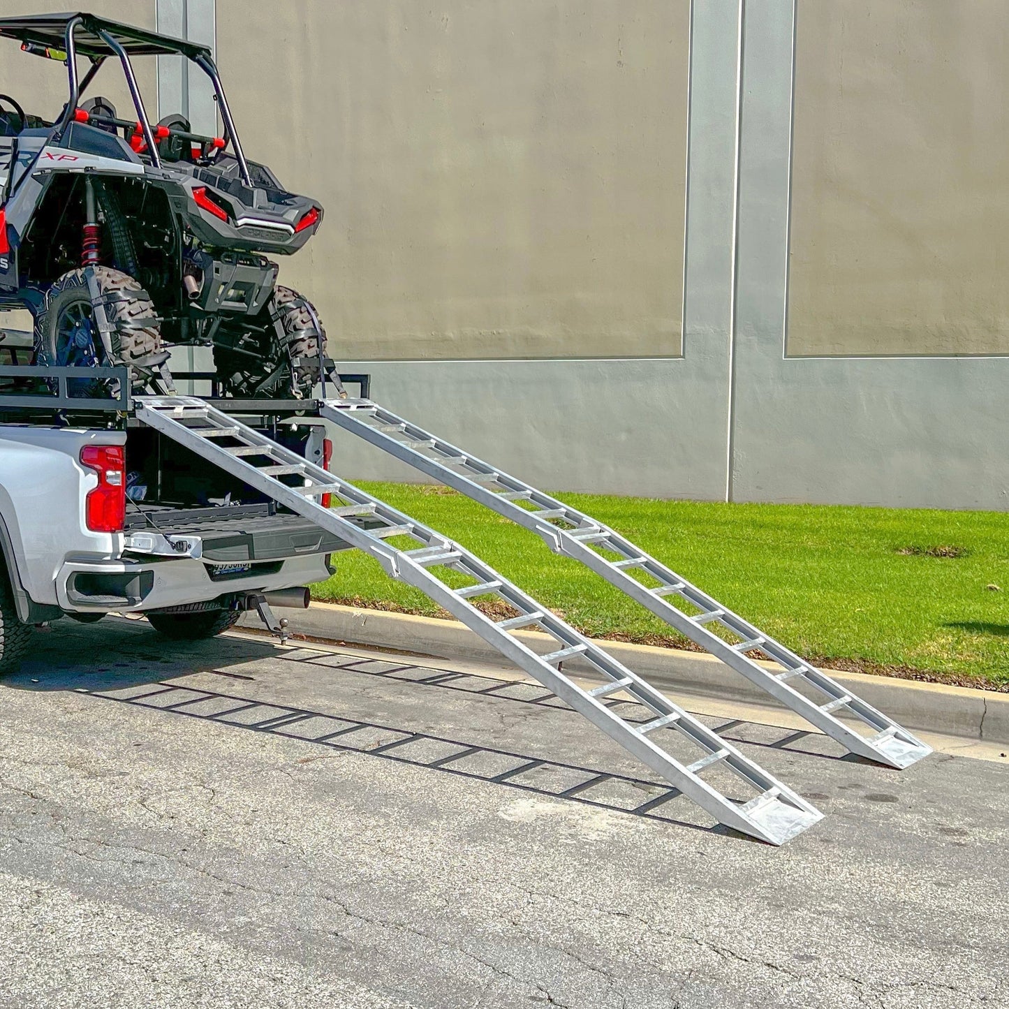 12' Aluminum FOLDING UTV ramps ( PAIR )