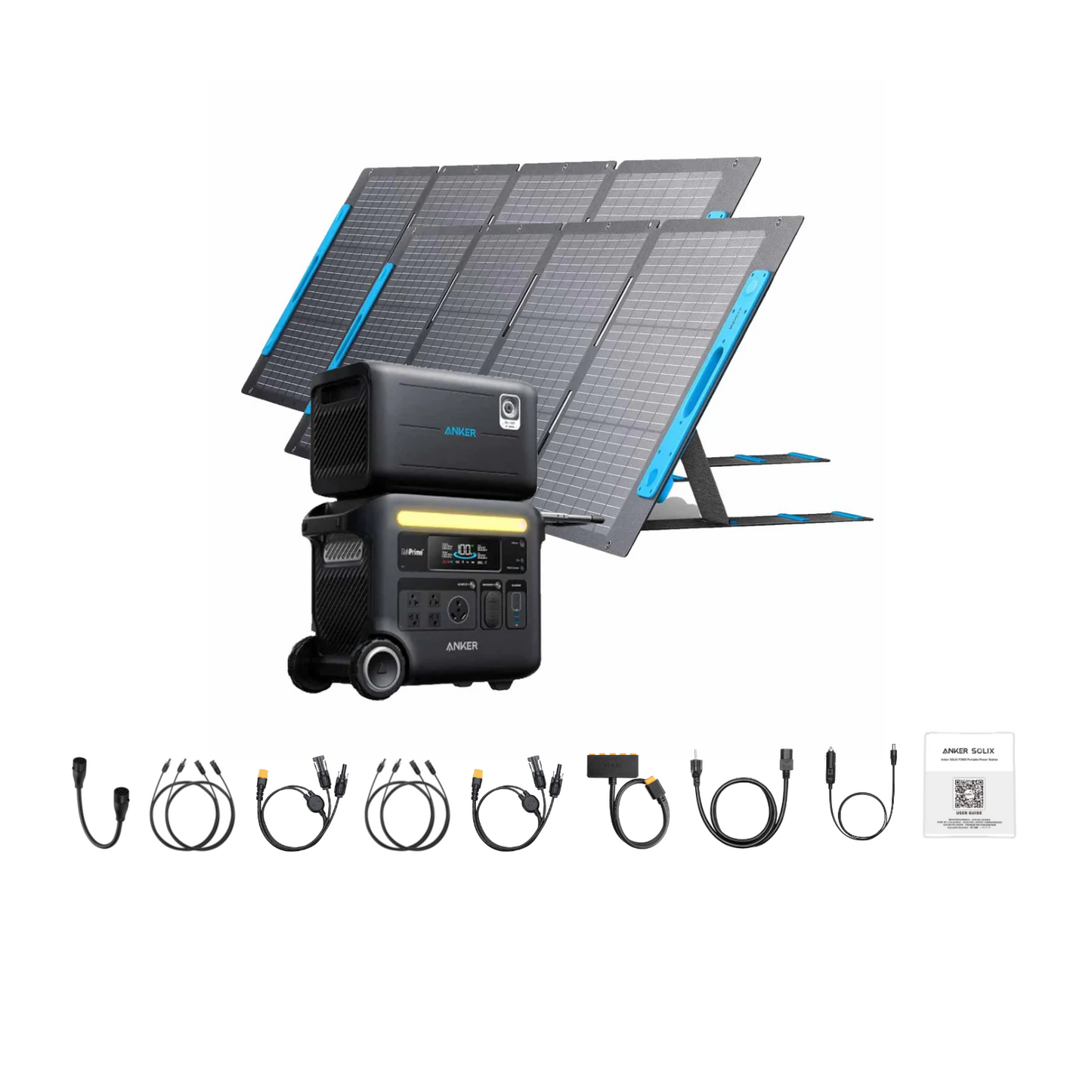 Anker SOLIX F2600 Portable Power Station | 2560Wh | 2400W | 1000W Solar Input
