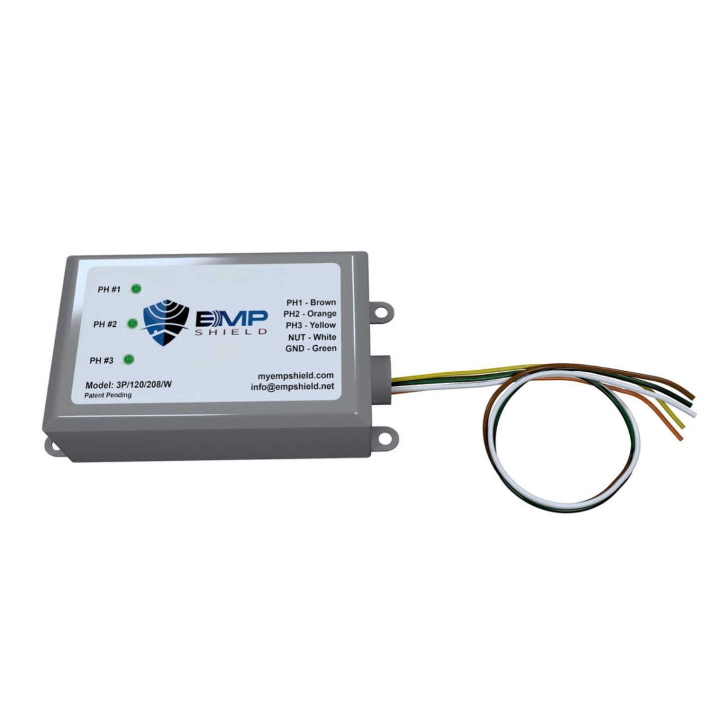 EMP Shield 3-Phase 120-208 Volt AC EMP, CME, & Lightning Protection