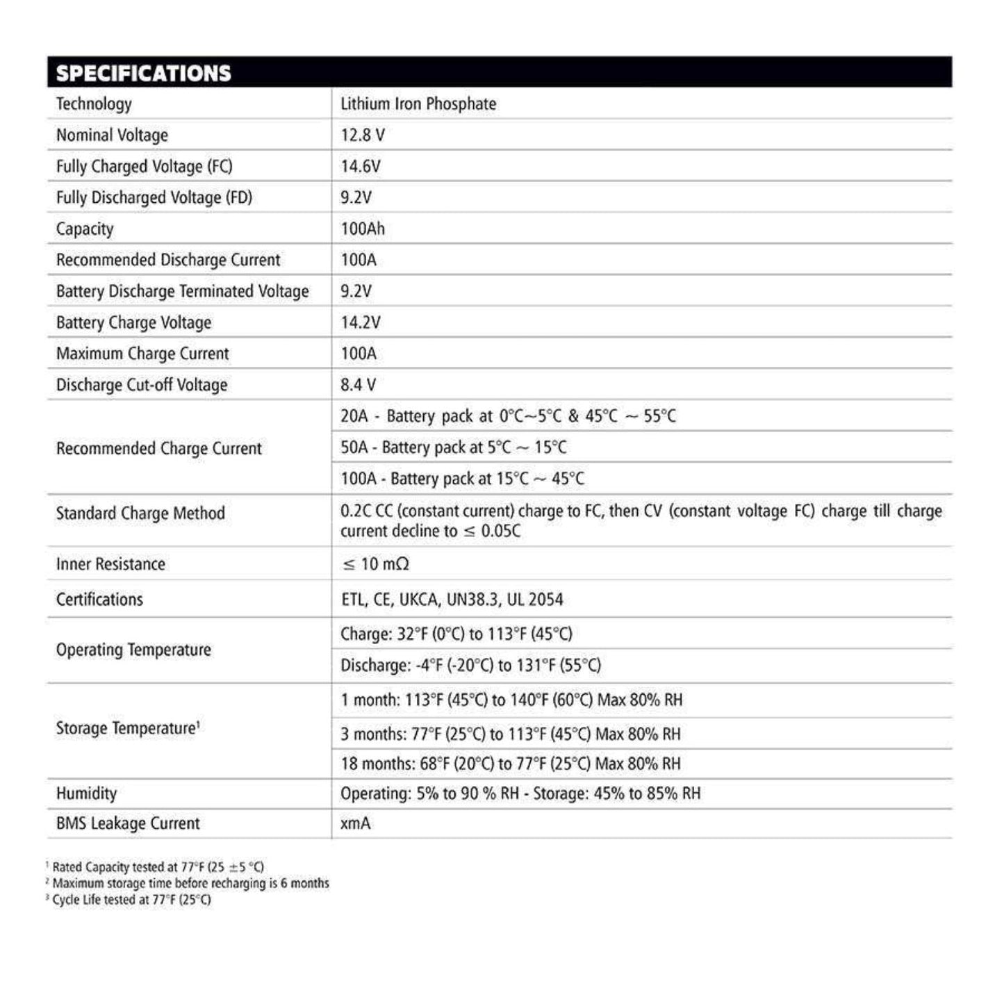Go Power! 100Ah Advanced Lithium Battery