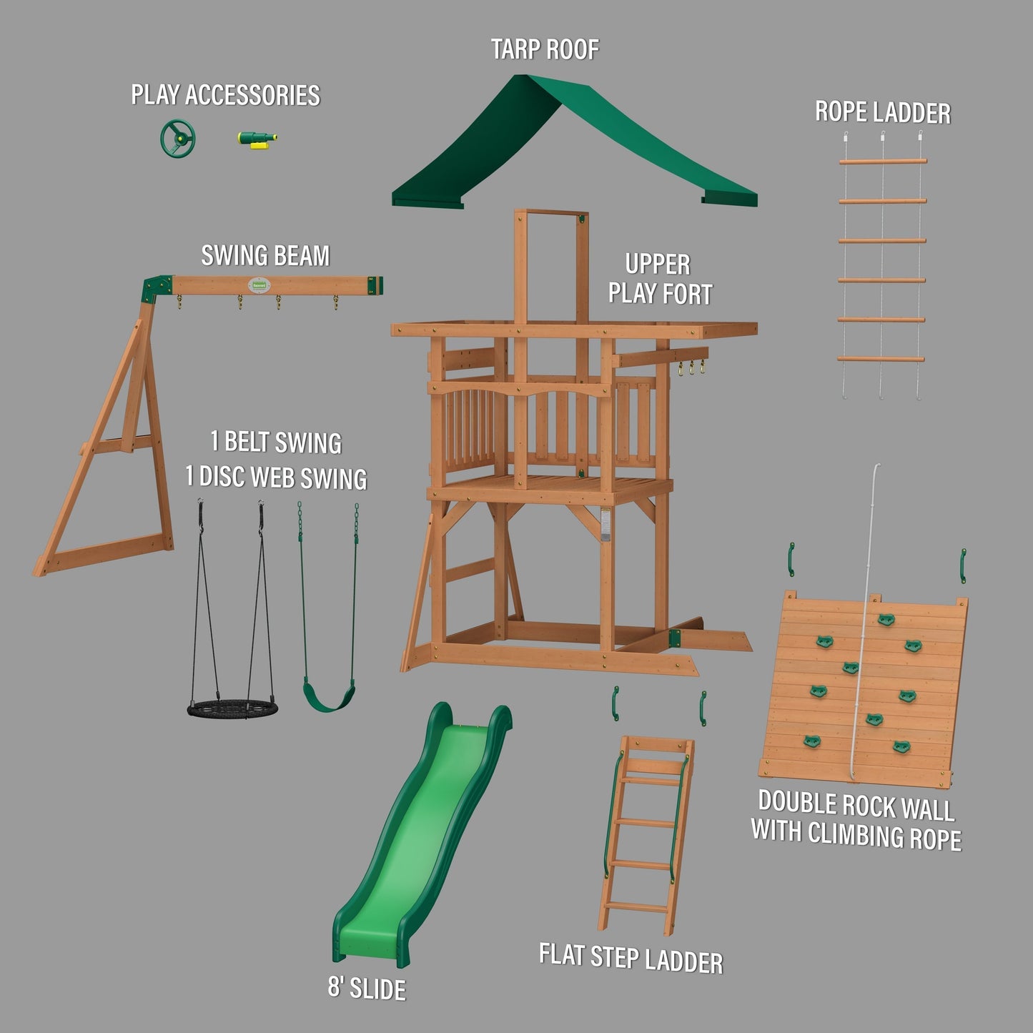 Grayson Peak Swing Set