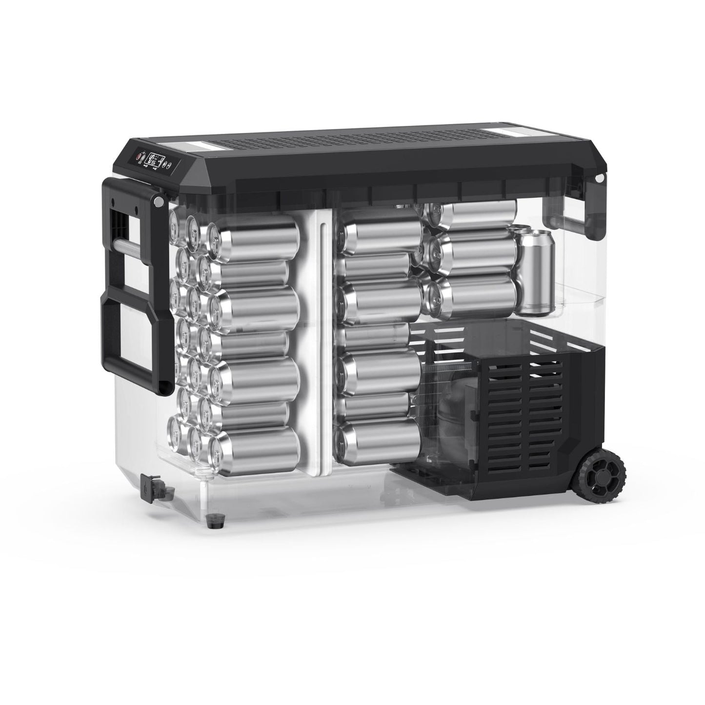 ICECO JP50 50LT Pro Dual Zone Wheeled Portable Freezer With Cover