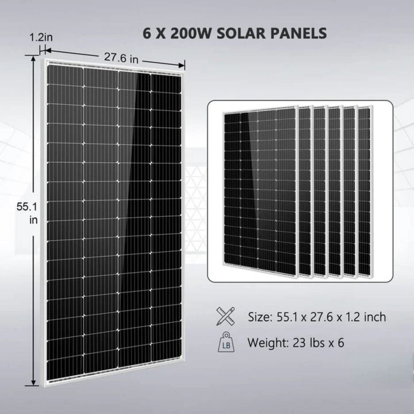 SunGold Power 5kW 48VDC Off-Grid Solar Kit | 1200W Solar