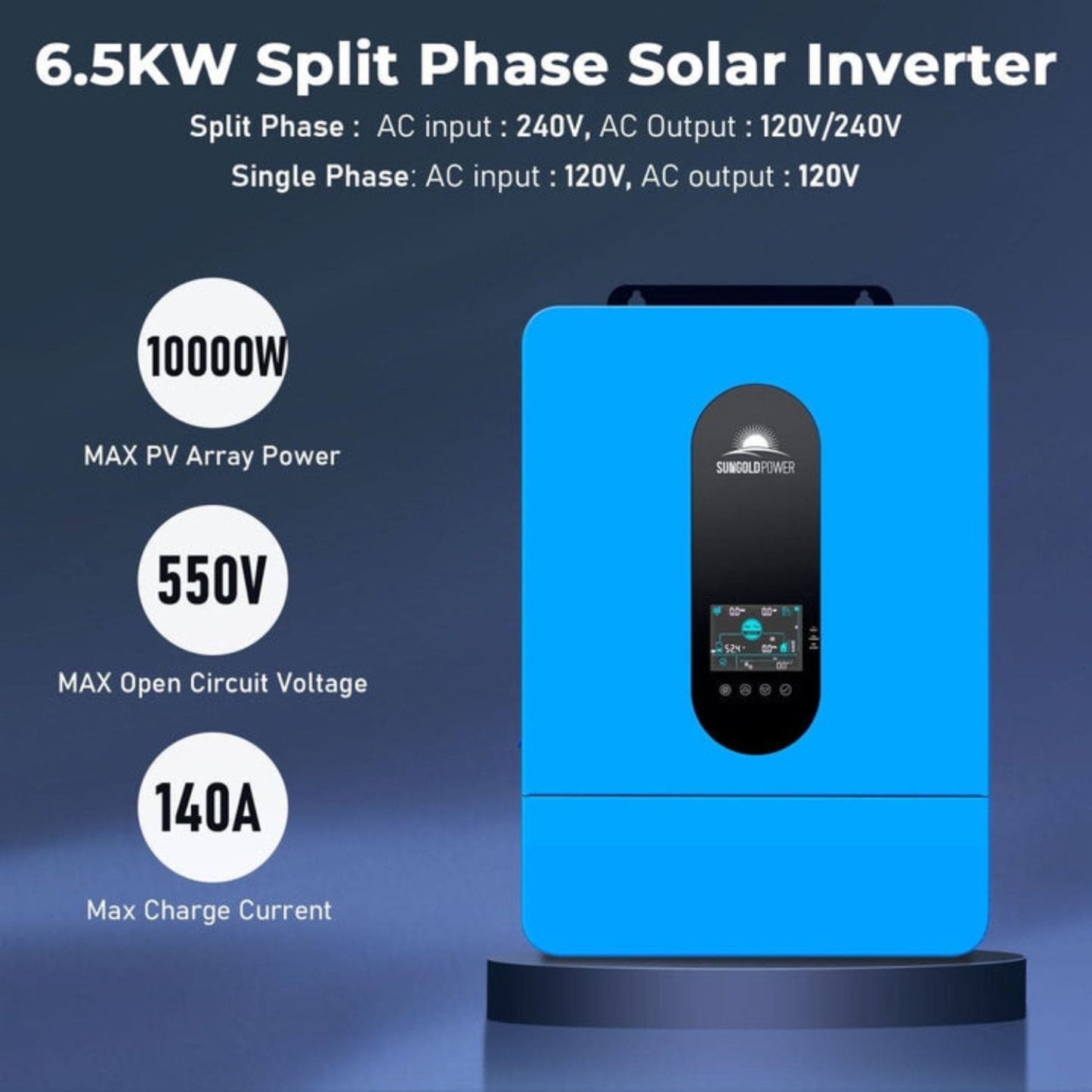 SunGold Power 13kW 48VDC Off-Grid Solar Kit | 5810W Solar