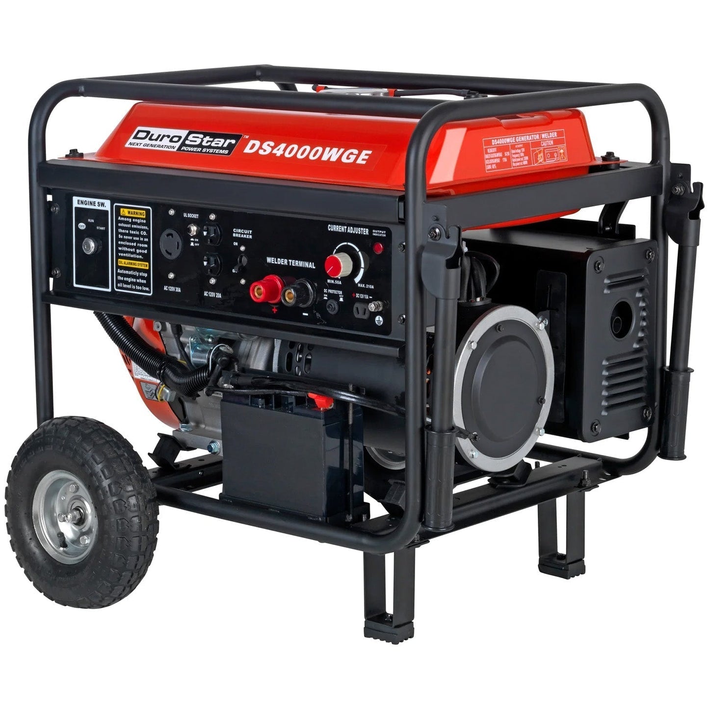 DuroStar DS4000WGE 210-Amp Gasoline 3500W/4000W Portable Welding Generator