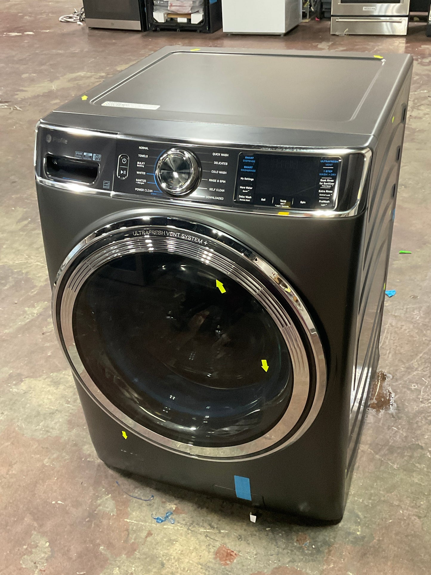 GE Profile™ 5.5 cu. ft. Capacity Smart Front Load ENERGY STAR® Steam Washer with UltraFresh Vent System+ and Smart Wash & Smart Rinse
