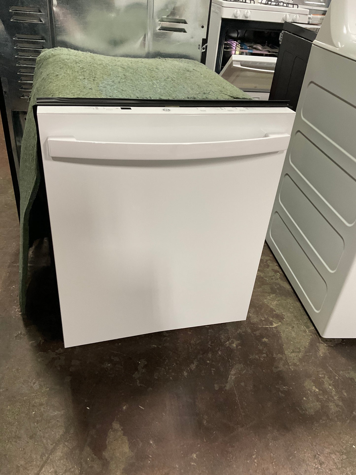 GE® ENERGY STAR® ADA Compliant Stainless Steel Interior Dishwasher with Sanitize Cycle
