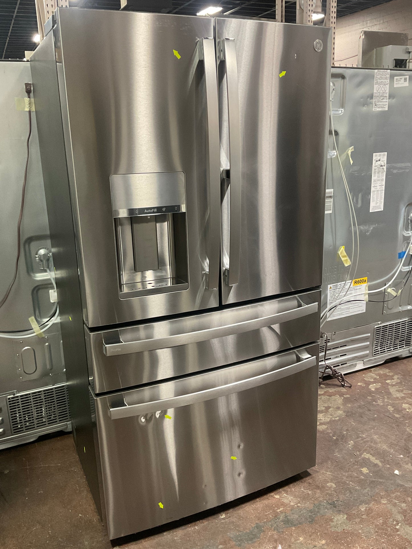 GE Profile™ 22.4 Cu. Ft. Smart Counter-Depth Fingerprint Resistant 4-Door French-Door Refrigerator with Door In Door
