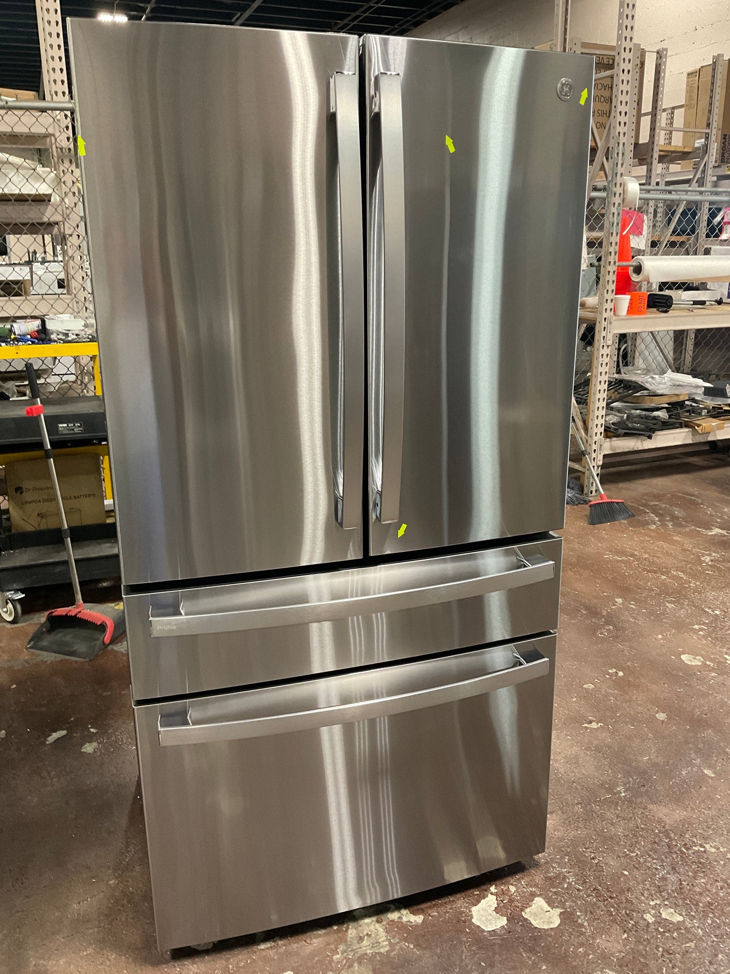 GE Profile™ ENERGY STAR® 23.2 Cu. Ft. Smart Counter-Depth Fingerprint Resistant 4-Door French-Door Refrigerator