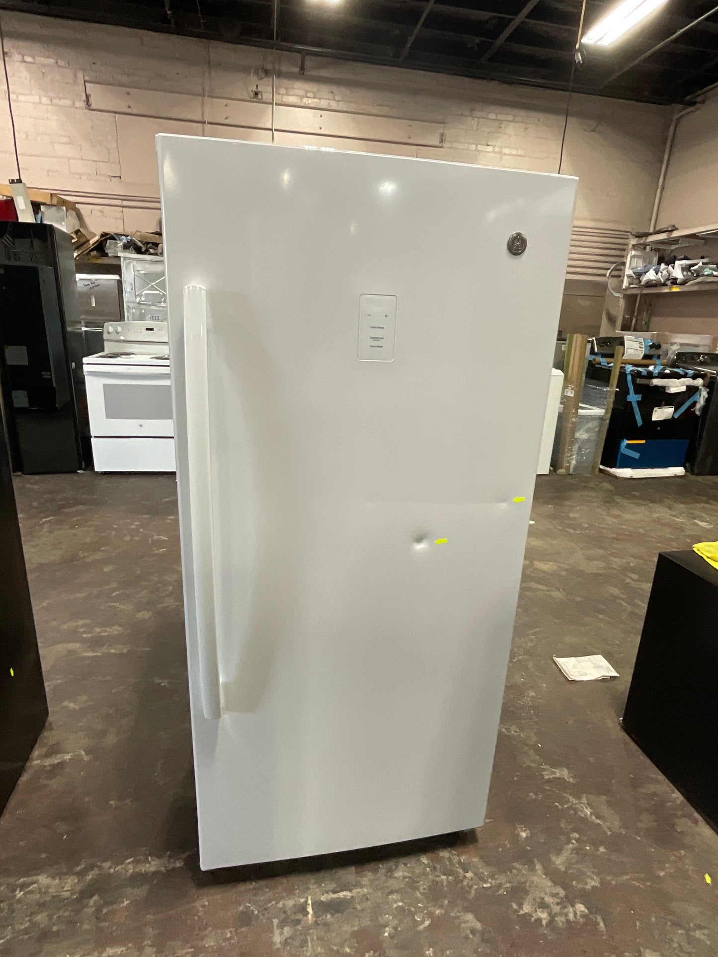 GE® ENERGY STAR® 14.1 Cu. Ft. Frost-Free Garage Ready Upright Freezer