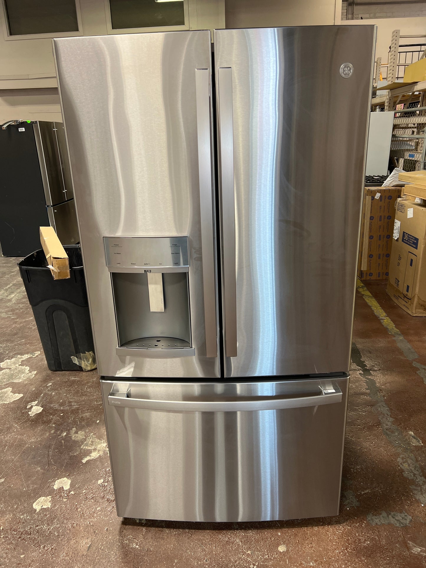 GE Profile™ ENERGY STAR® 27.7 Cu. Ft. Fingerprint Resistant French-Door Refrigerator with Hands-Free AutoFill