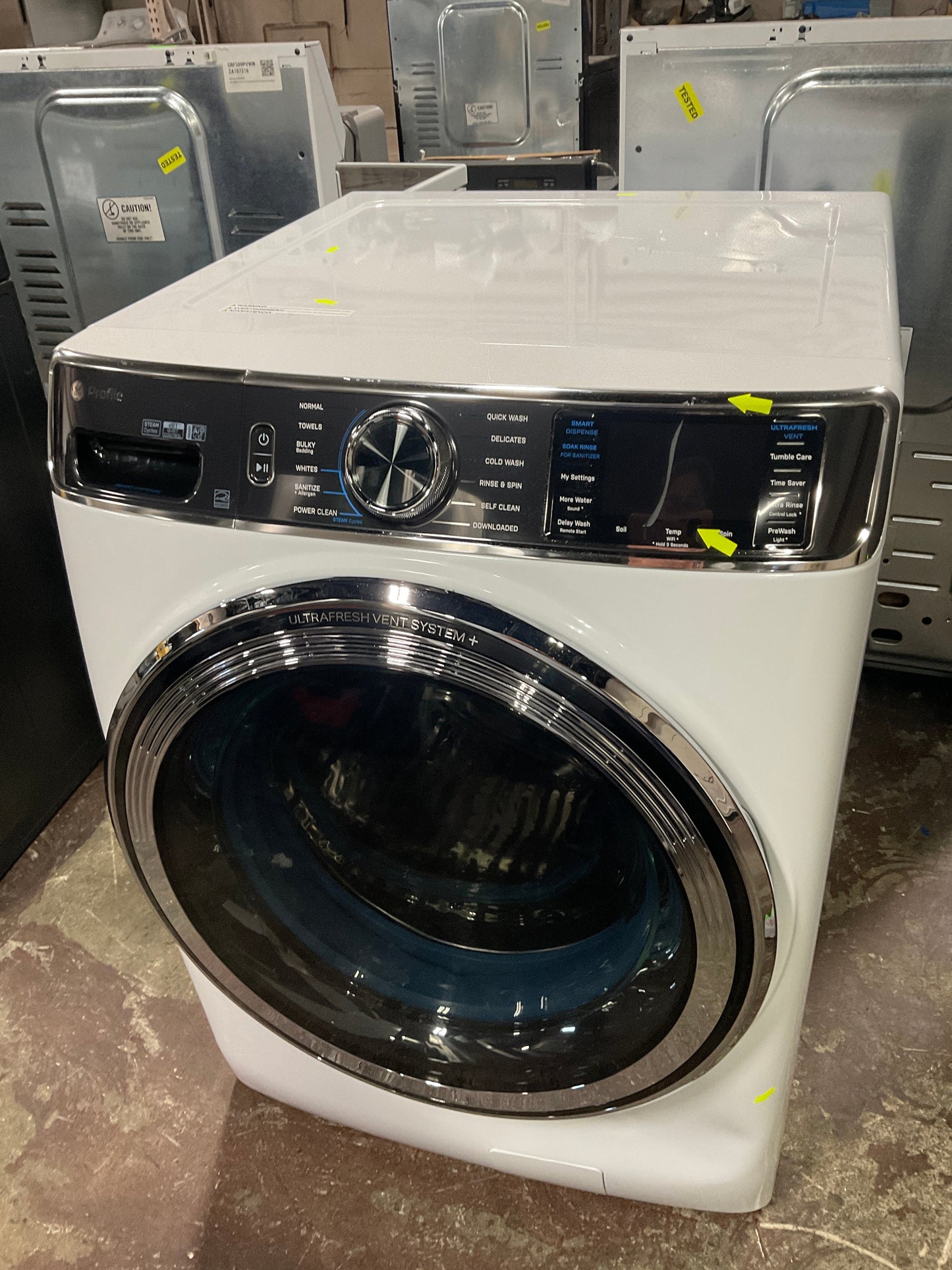 GE Profile™ 5.3 cu. ft. Capacity Smart Front Load ENERGY STAR® Washer with UltraFresh™ Vent System+ with OdorBlock™