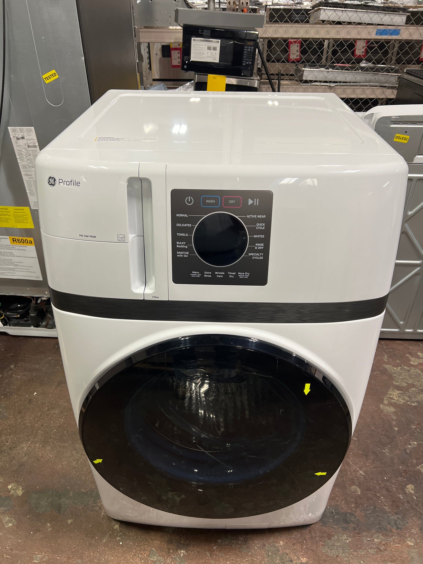GE Profile™ ENERGY STAR® 4.6 cu. ft. Capacity UltraFast Combo with Ventless Inverter Heat Pump Technology Washer/Dryer
