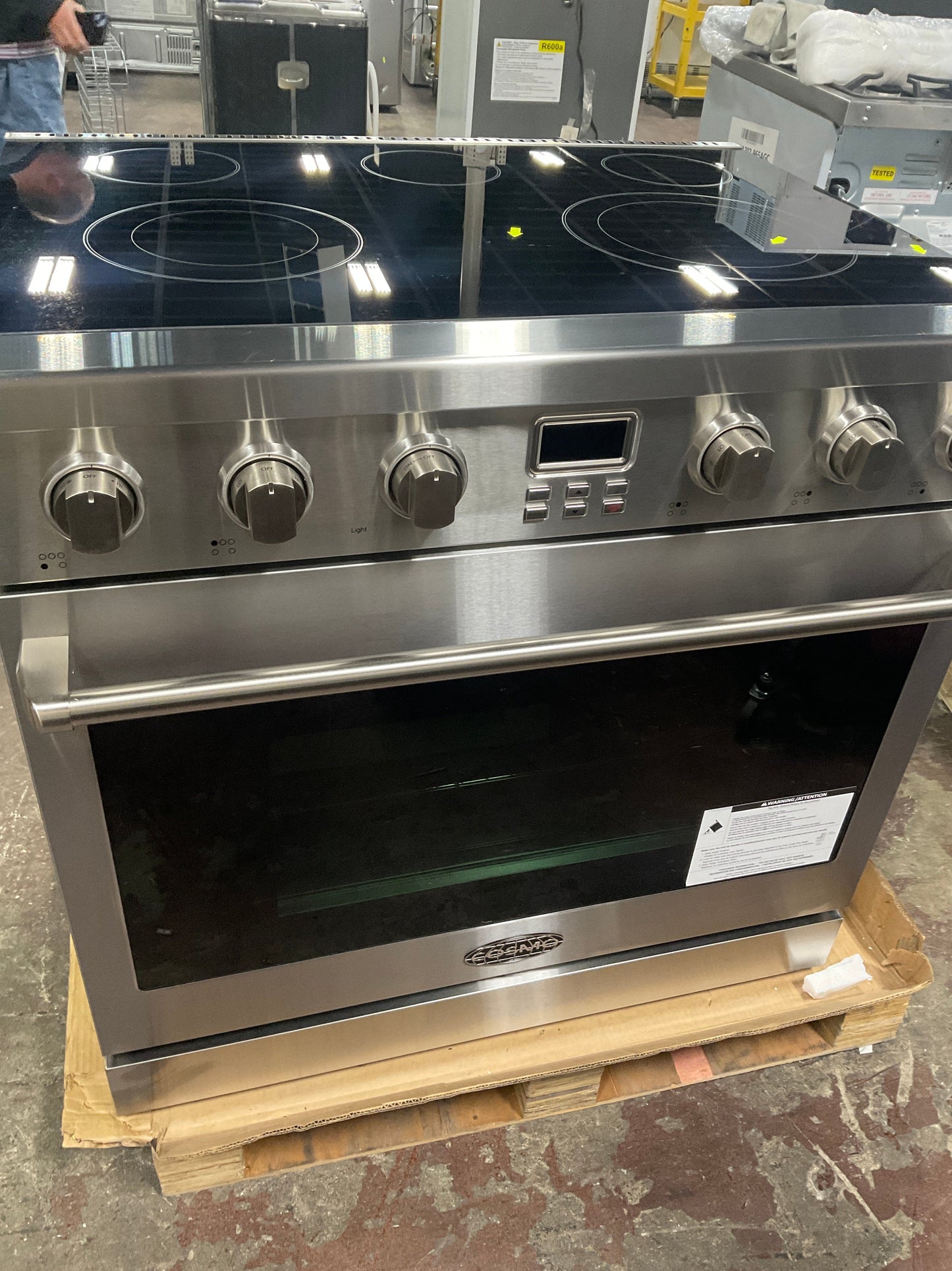 36" Electric Range with 6 Function Convection Oven