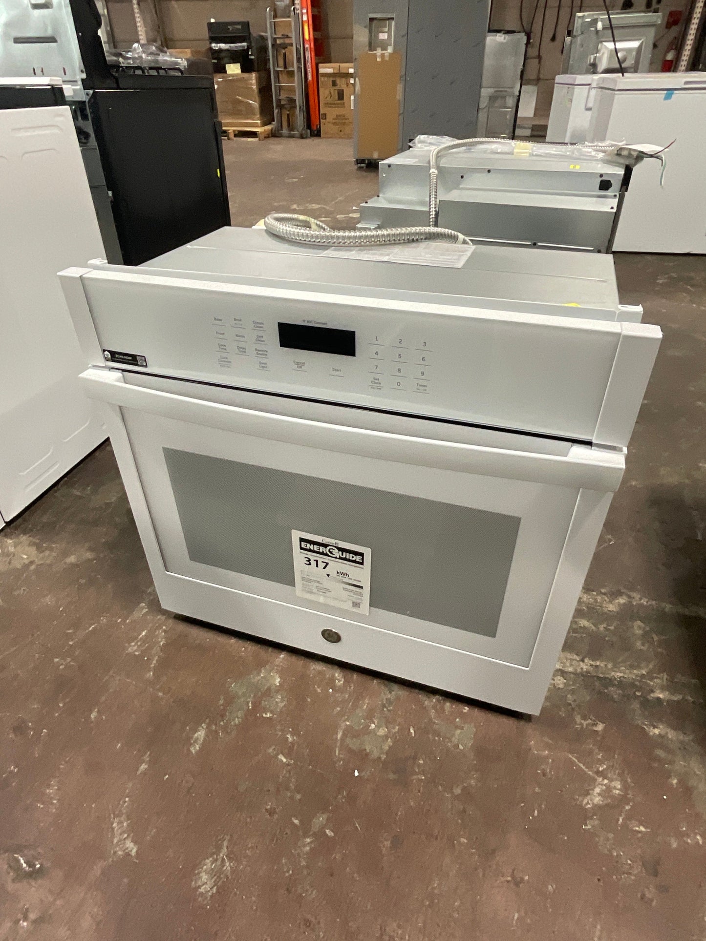 GE® 30" Smart Built-In Self-Clean Single Wall Oven
