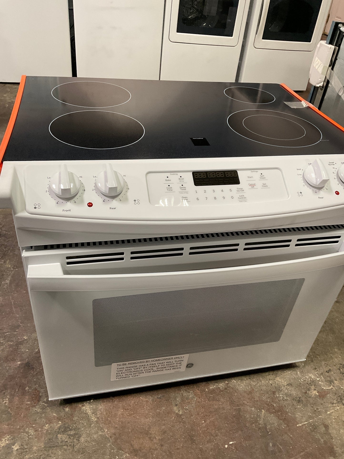 GE® 30" Drop-In Electric Range