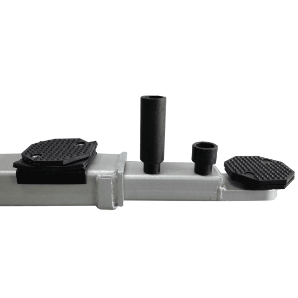 Asymmetric 2 Post Car Lift Clear Floor 9,000 lbs. Capacity Heavy Duty in Black