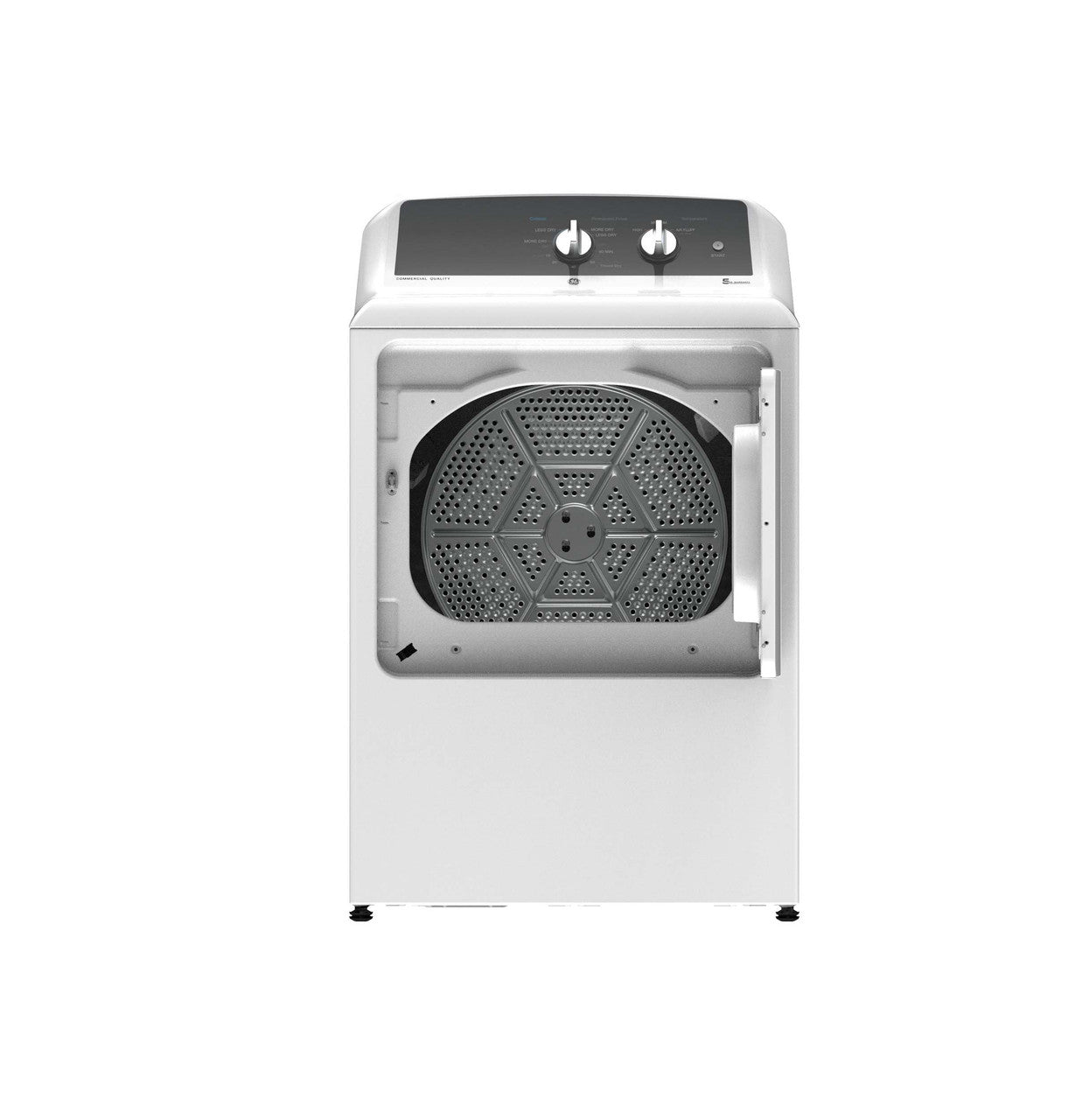 GE 6.2 cu. ft. Capacity Gas Dryer with Up To 120 ft. Venting and 5-yr Limited Warranty