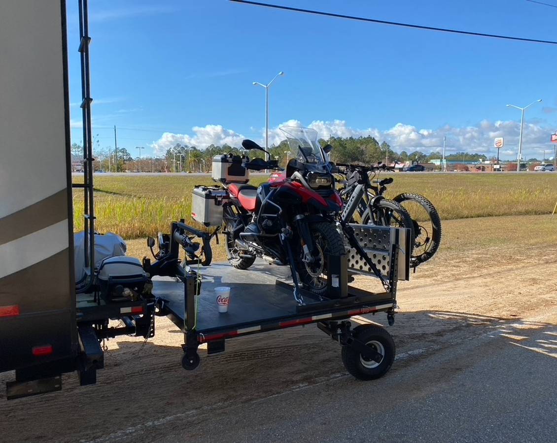 Swivelwheel-DW58  Golf Cart - Motorcycle Carrier / Hauler