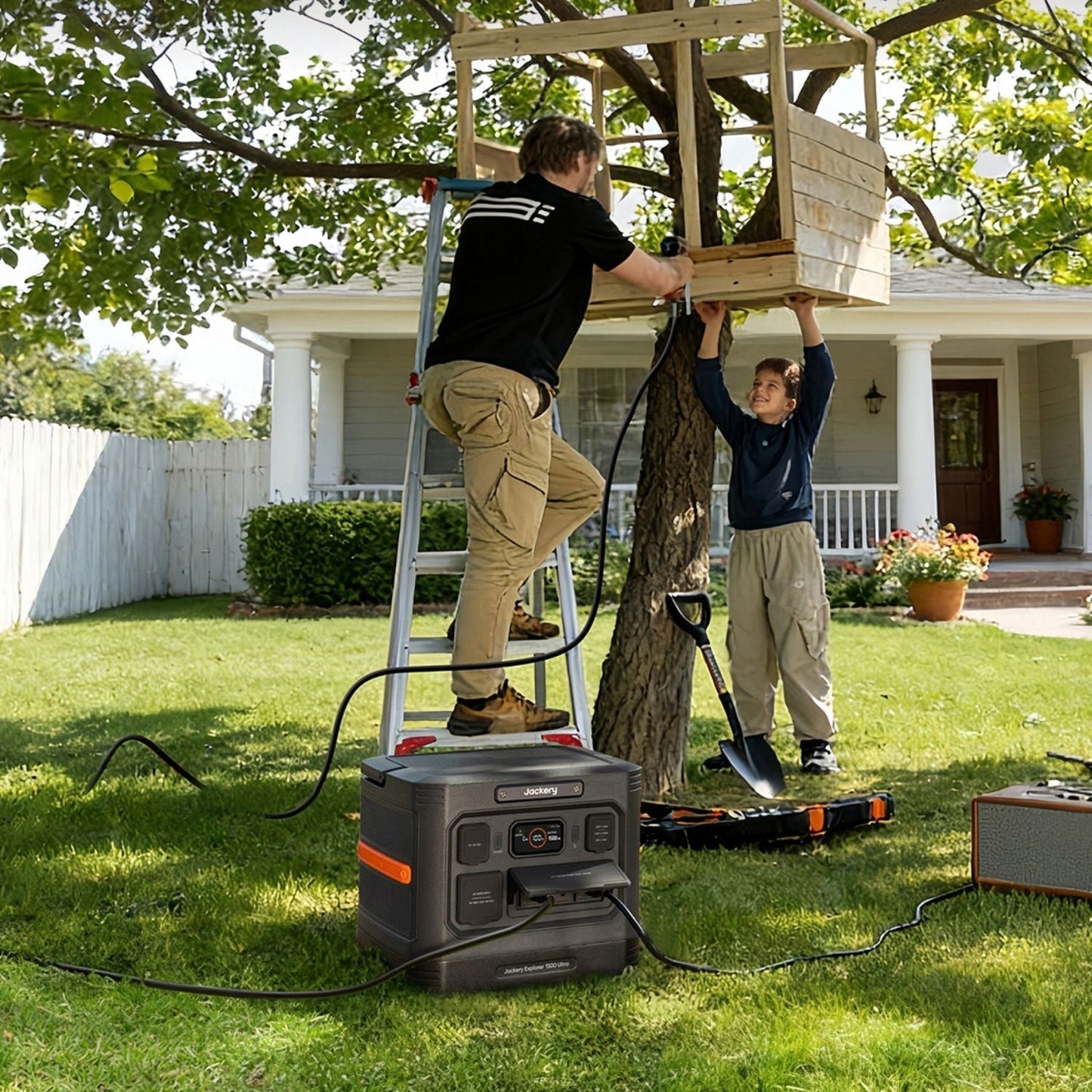 Jackery Explorer 1500 Ultra Portable Power Station | 1536Wh | 1800W | 800W Solar Input