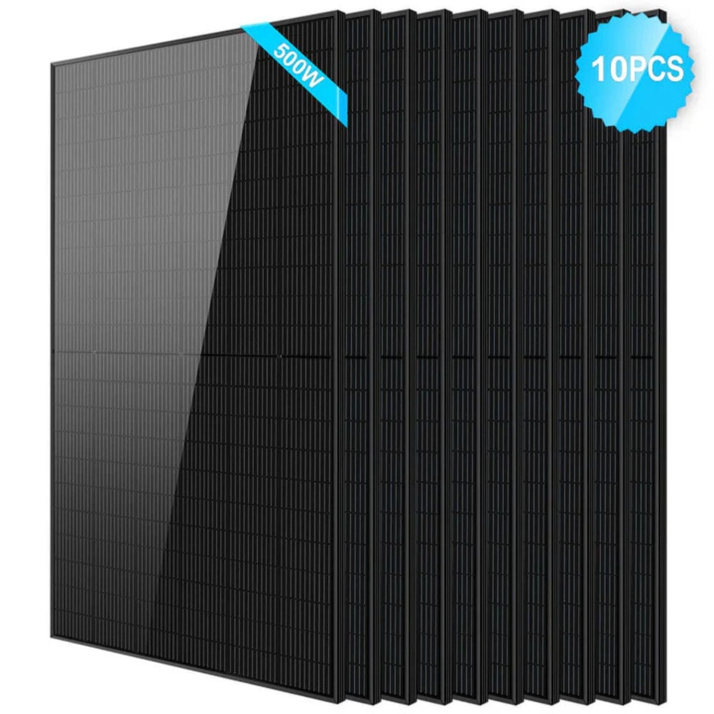 SunGold Power 500 Watt Monocrystalline Black PERC Solar Panel