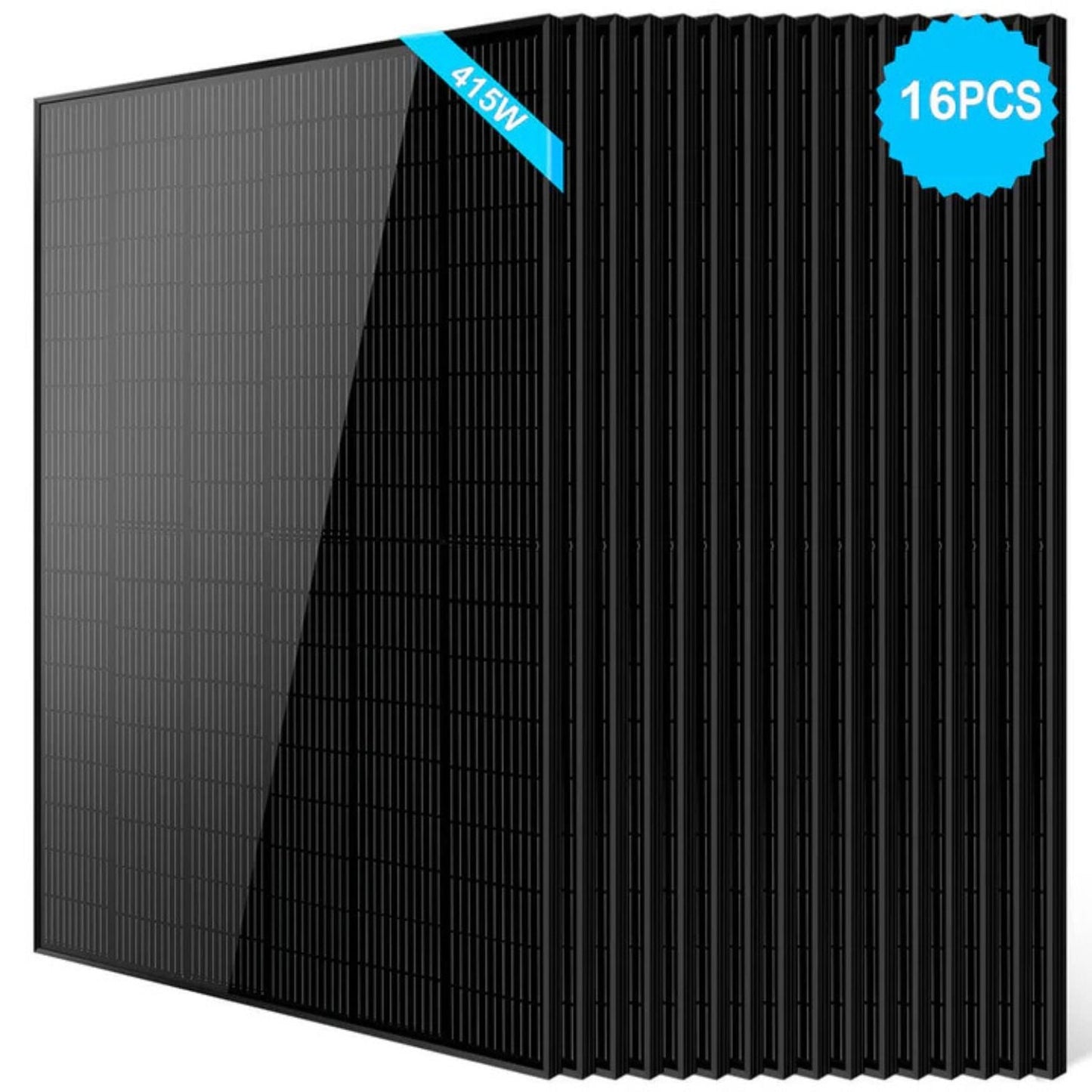 SunGold Power 415 Watt Monocrystalline Black Solar Panel
