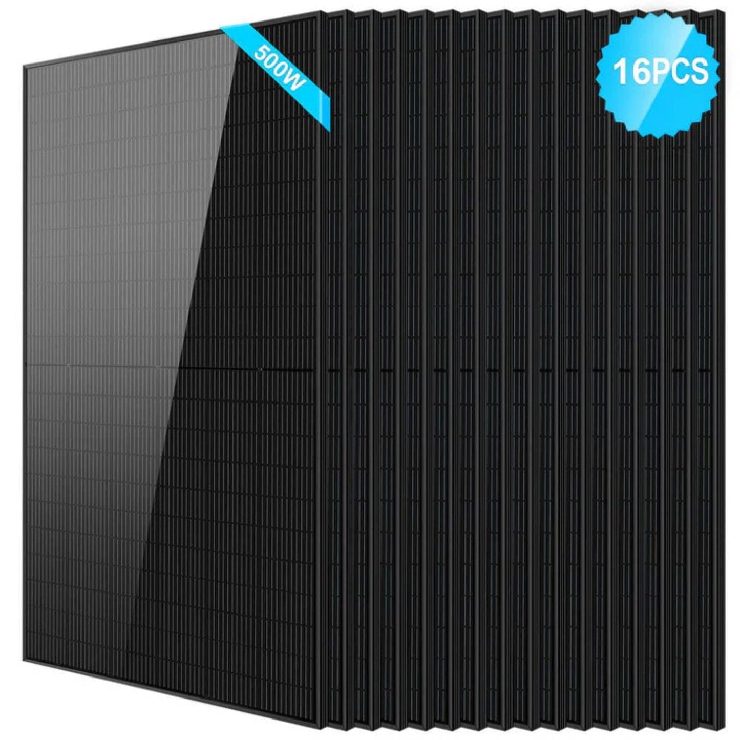 SunGold Power 500 Watt Monocrystalline Black PERC Solar Panel
