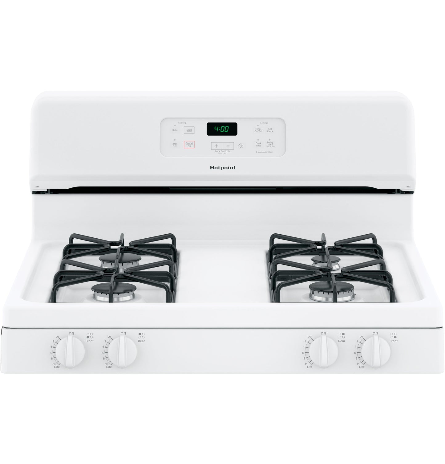 GE Hotpoint® 30" Free-Standing Standard Clean Gas Range