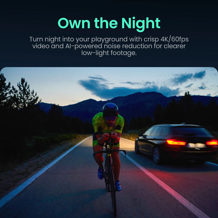 XTRA Edge Pro Action Camera The Ultimate 4K Action Camera for Low-Light & Extreme Sports