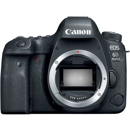 Canon EOS 6D Mark II 26.2MP Full-Frame DSLR Camera Body Only Black