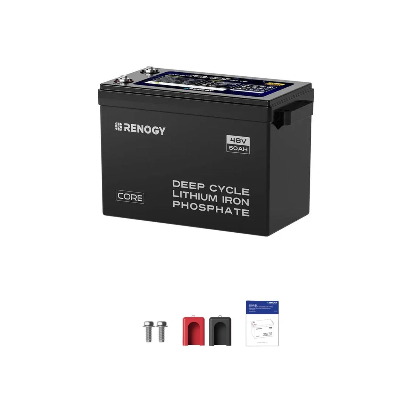 Renogy CORE Series 48V 50Ah Self-Heating Smart Lithium Iron Phosphate Battery