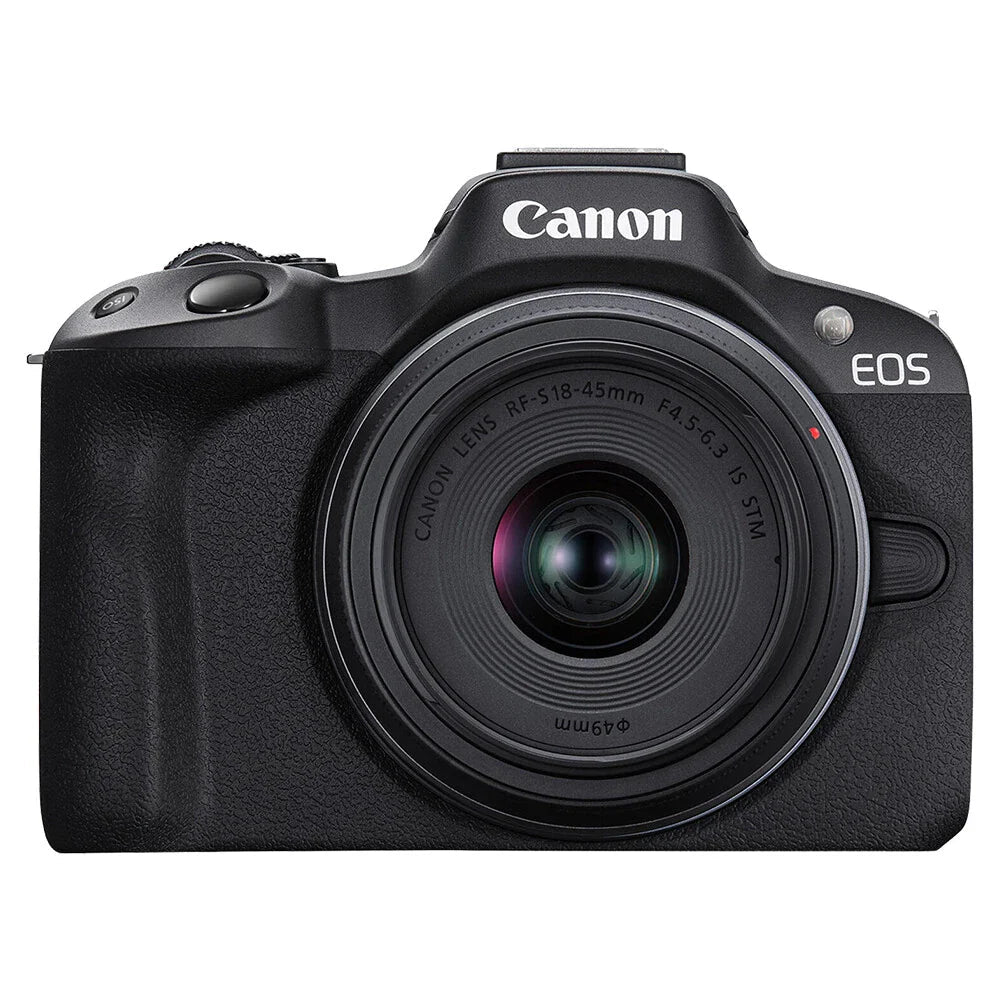 Canon EOS R50 24.2MP APS-C Mirrorless Camera with RF-S 18-45mm IS STM Lens Black