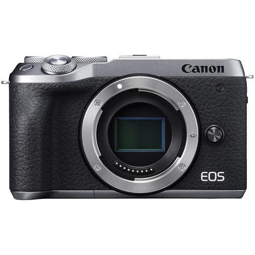 Canon EOS M6 Mark II 32.5MP APS-C Mirrorless Camera Body Silver