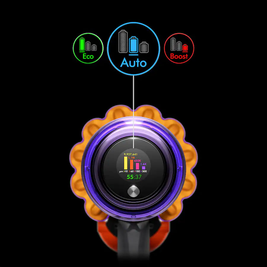 Dyson - V15 Detect Extra Cordless Vacuum with 10 accessories - Yellow/Nickel