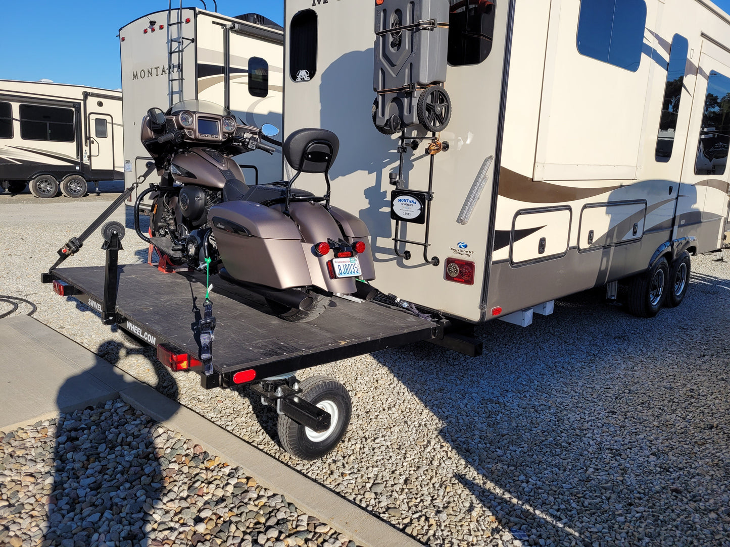 Swivelwheel-DW58  Golf Cart - Motorcycle Carrier / Hauler