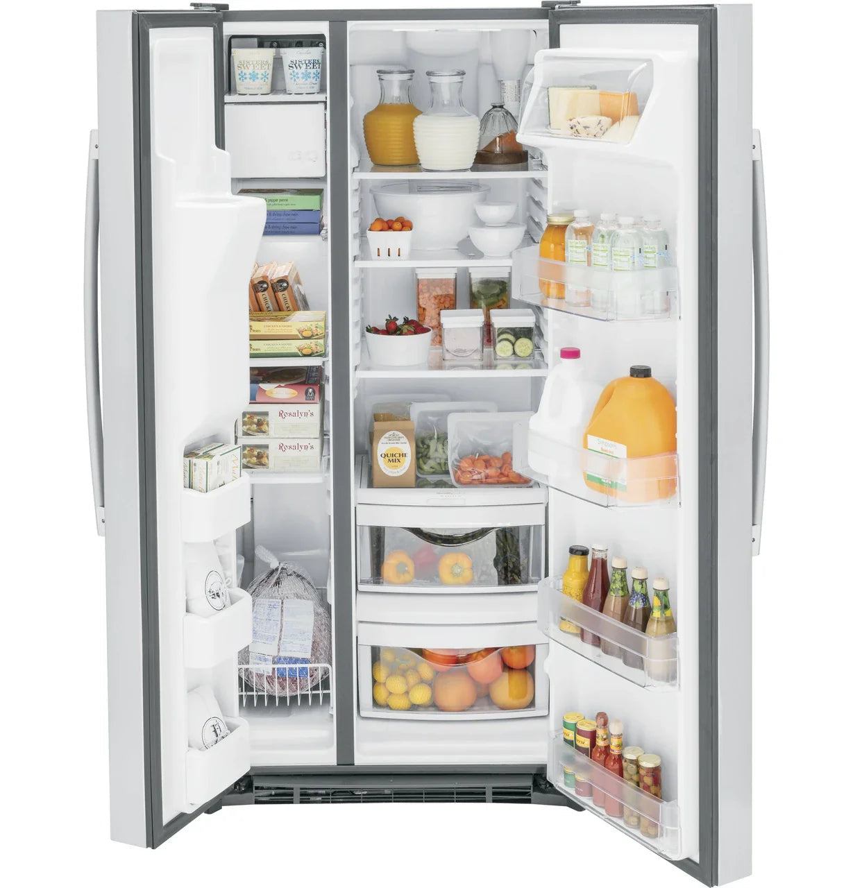 GE GE® ENERGY STAR® 23.0 Cu. Ft. Side-By-Side Refrigerator