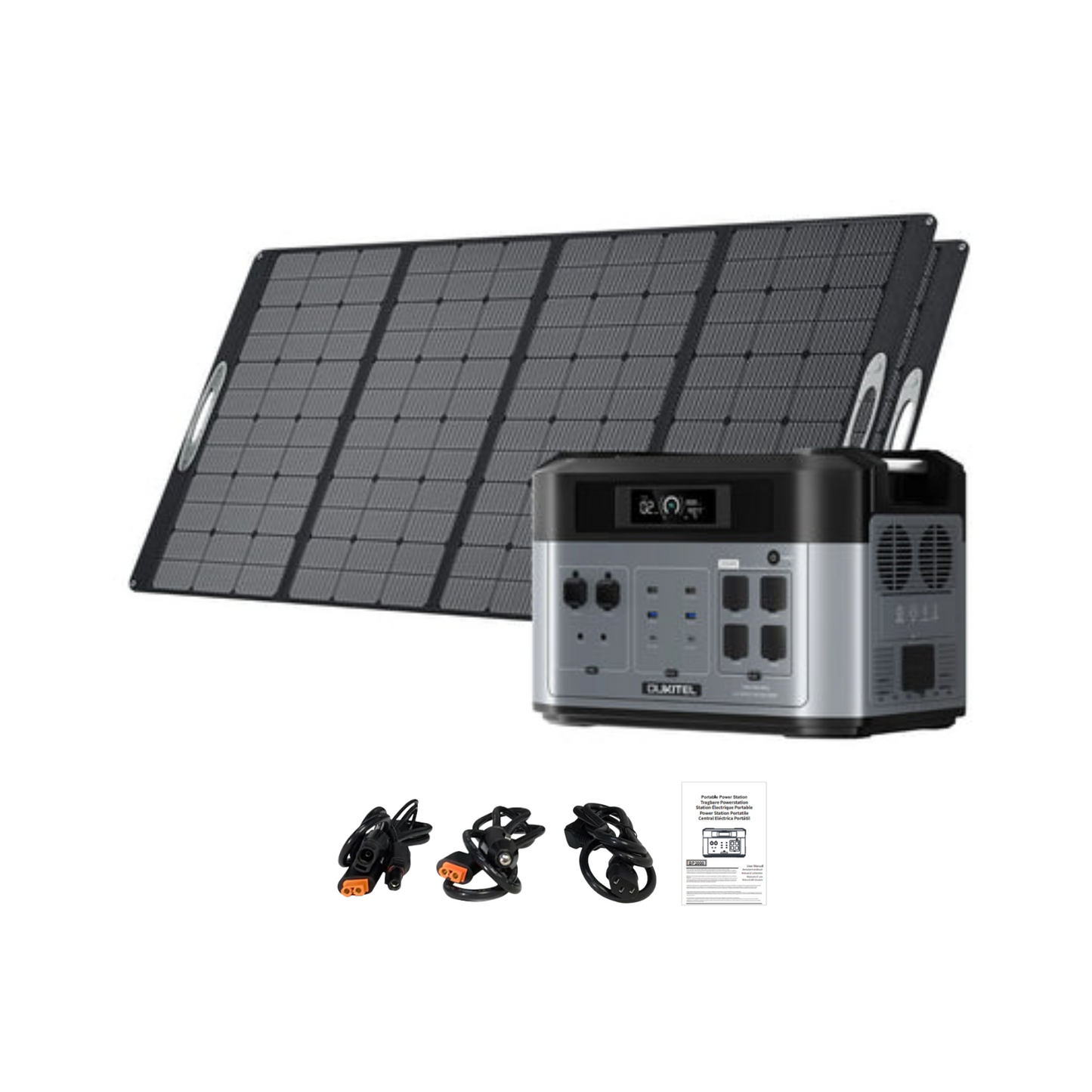 OUKITEL BP2000 Portable Power Station | 2048Wh | 2200W | 1000W Solar Input
