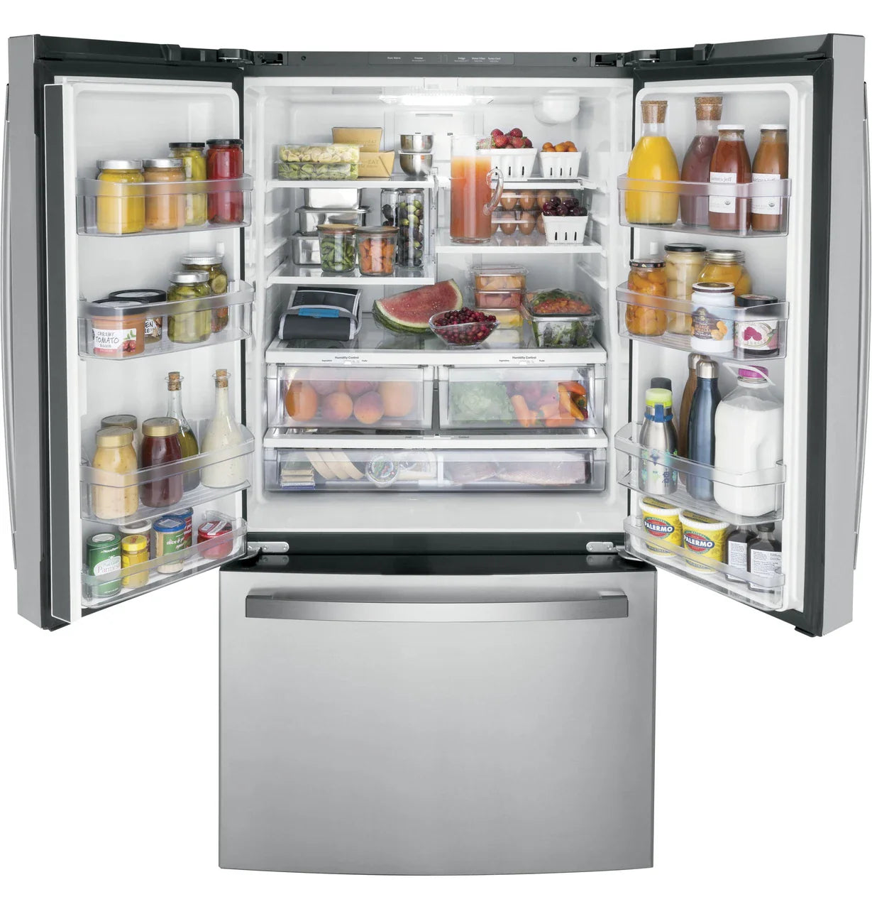 GE ENERGY STAR 27.0 Cu. Ft. Fingerprint Resistant French-Door Refrigerator