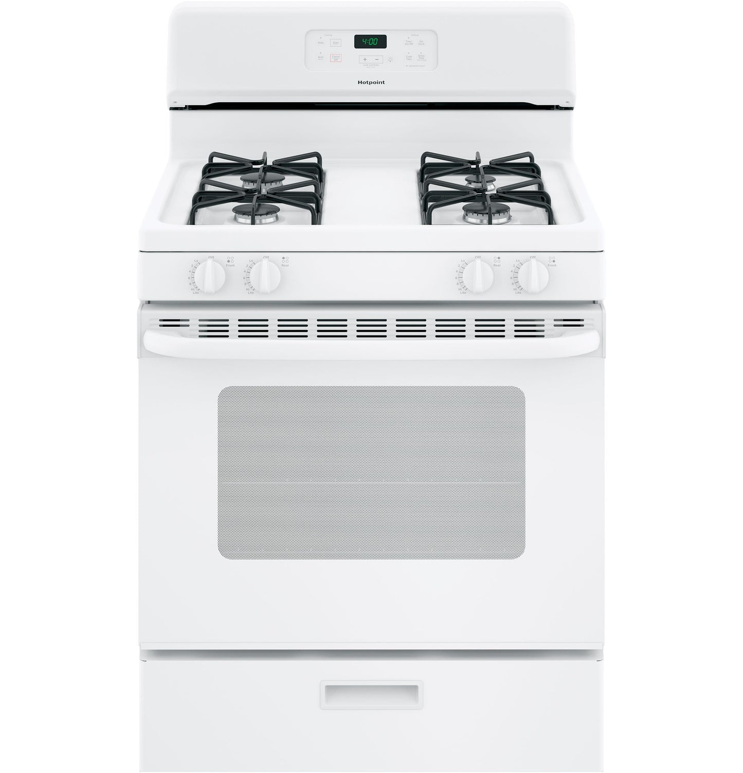 GE Hotpoint® 30" Free-Standing Standard Clean Gas Range