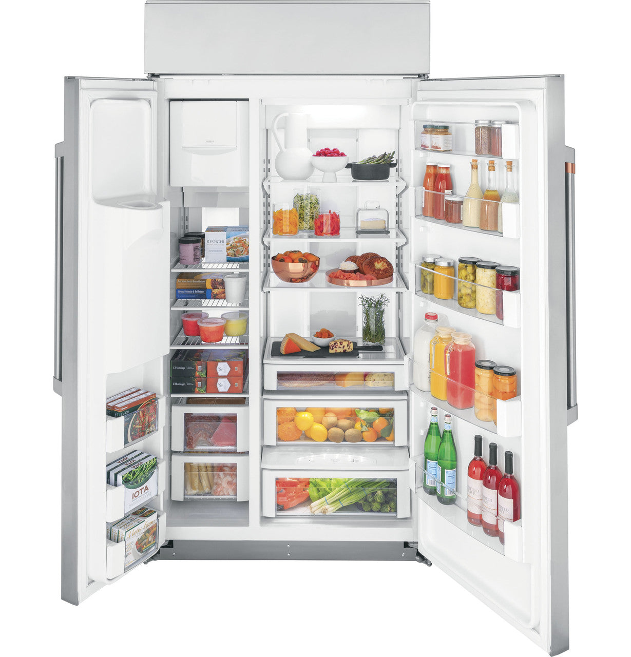 CAFÉ™ 42" Smart Built-In Side-by-Side Refrigerator with Dispenser