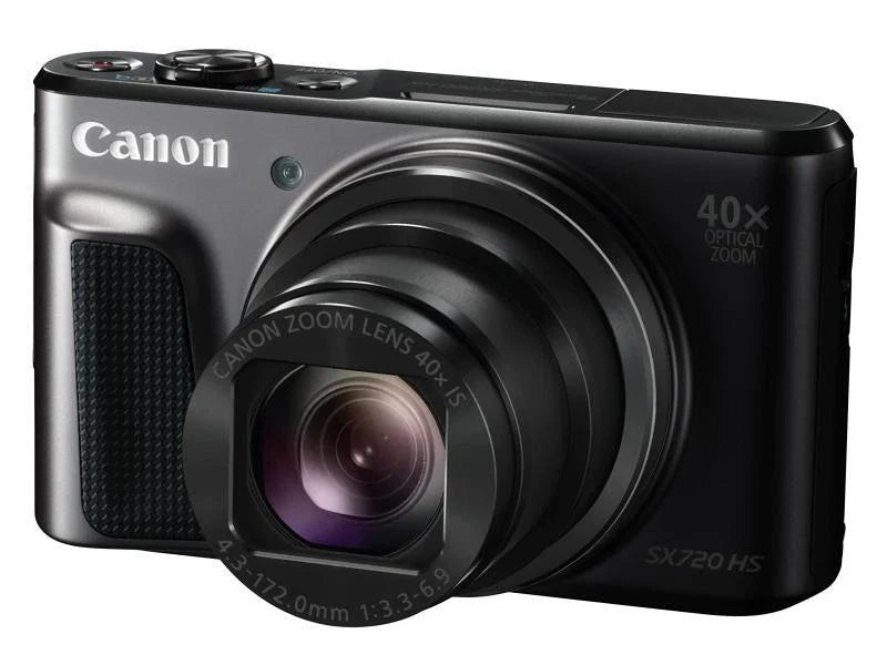 Canon PowerShot SX720 HS 20.3MP 40x Optical Zoom Full HD Digital Camera Black