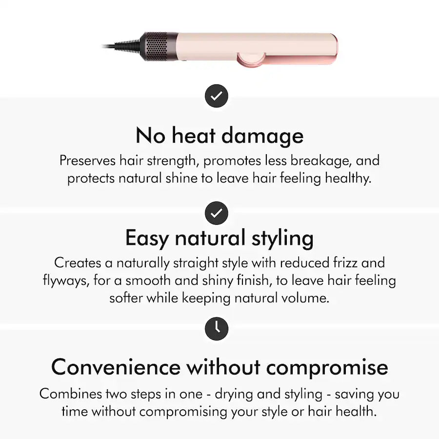 Dyson Airstrait Straightener - Ceramic Pink/Rose Gold