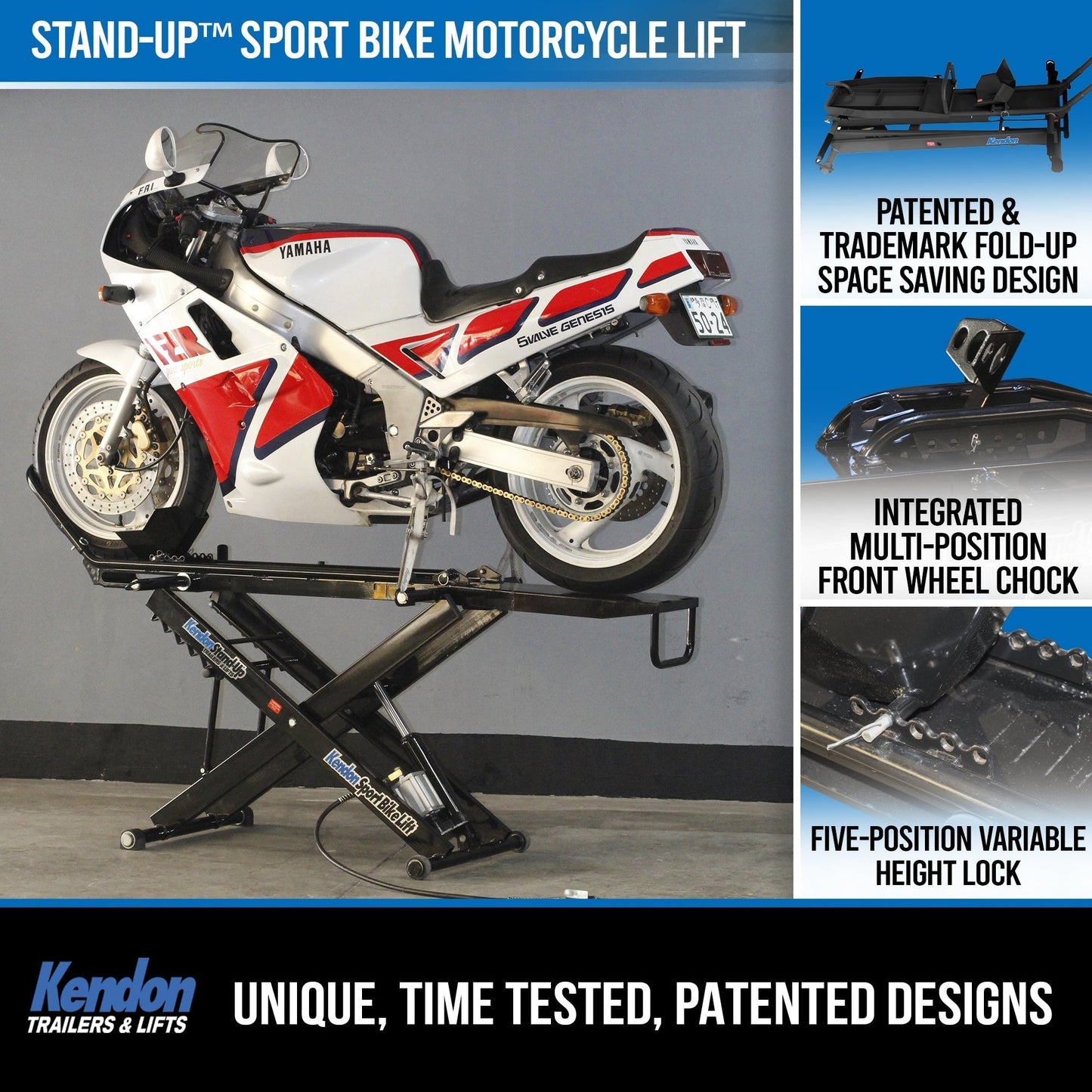 Factory Blemish Model [REFURBISHED/BLEMISHED] Stand-Up™ Sport Bike/Dirt Bike Motorcycle Lift