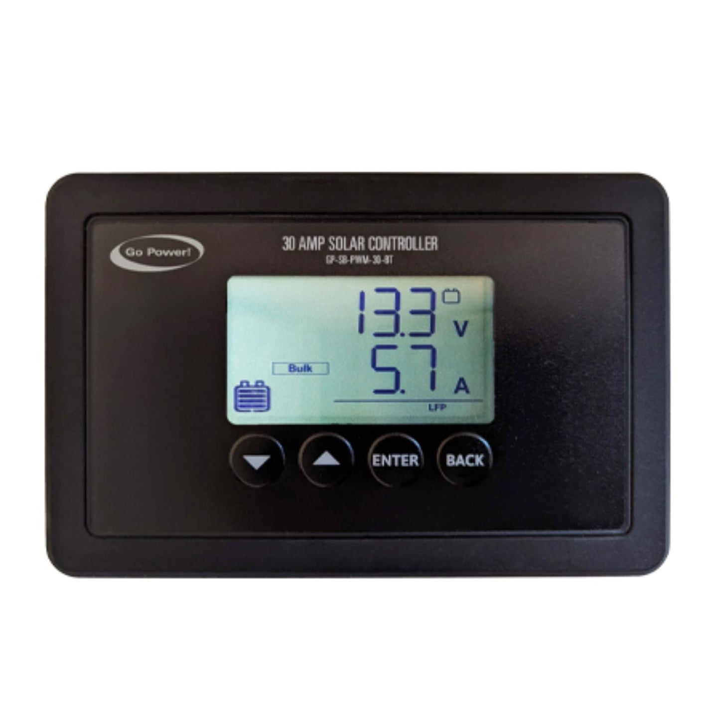 Go Power! Silver SLIM 100 Watt Solar Kit With 30A PWM 30 Bluetooth Controller