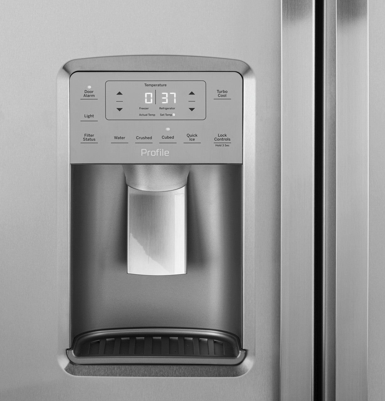 GE Profile™ 21.9 Cu. Ft. Counter-Depth Side-By-Side Refrigerator