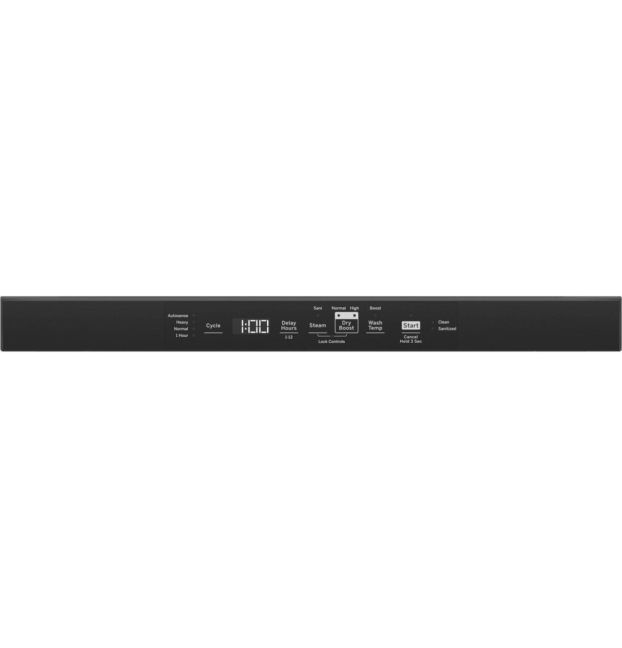 GE® ENERGY STAR® Top Control Hybrid Tub Dishwasher with Third Rack, Bottle Jets, Dry Boost & 50 dBA